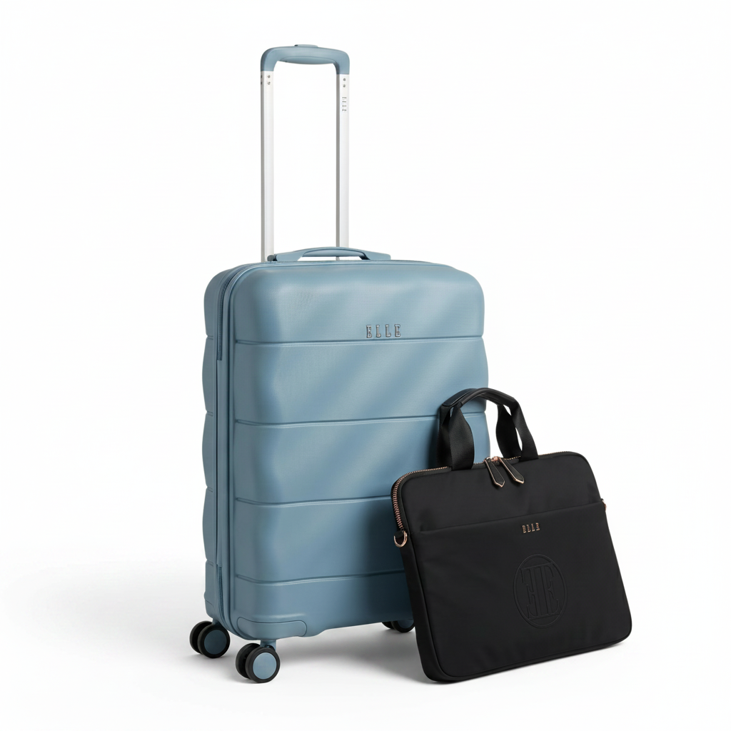 Elle Embossed Executive Carry-On Set