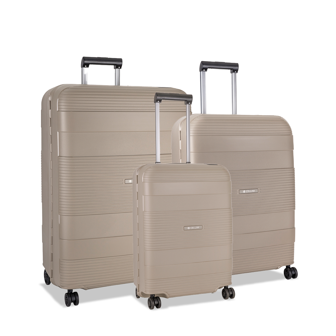 Safetech Luggage Set Wayfare Culture Hardshell Cellini