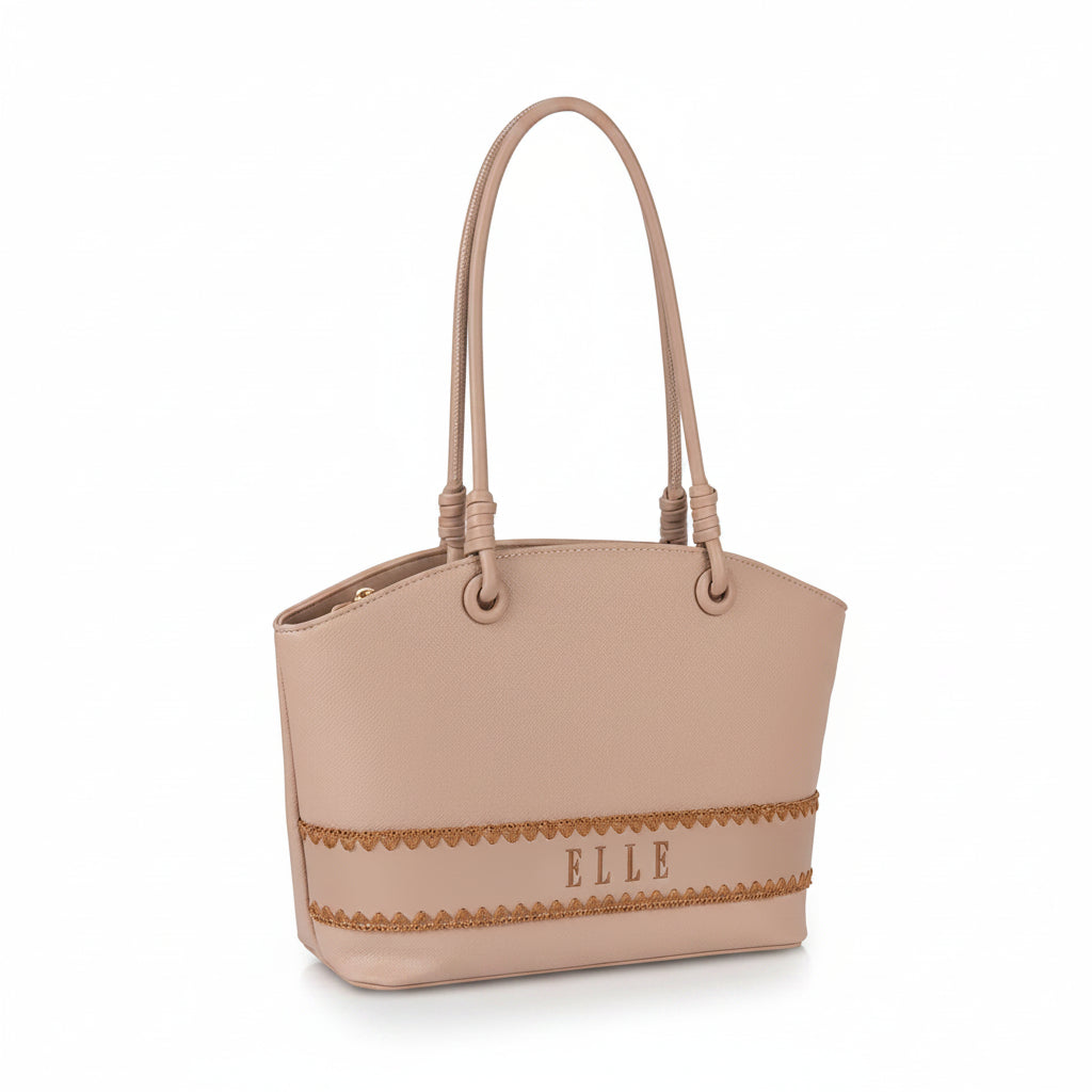 Woven Flared Tote
