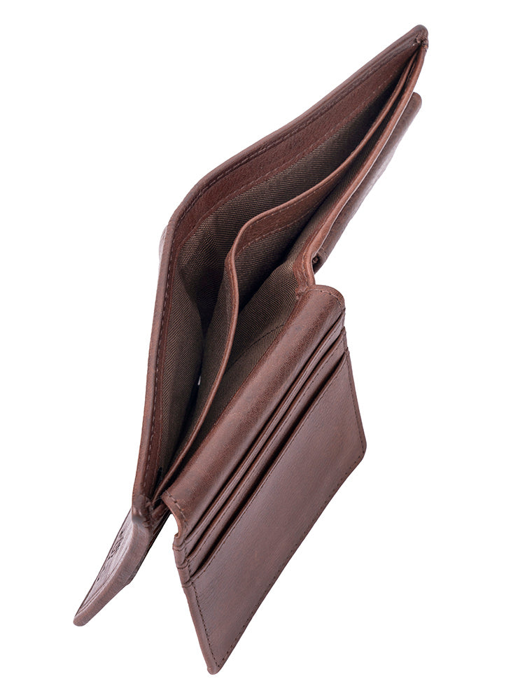 Chobe Coin Billfold With Top Card Flap