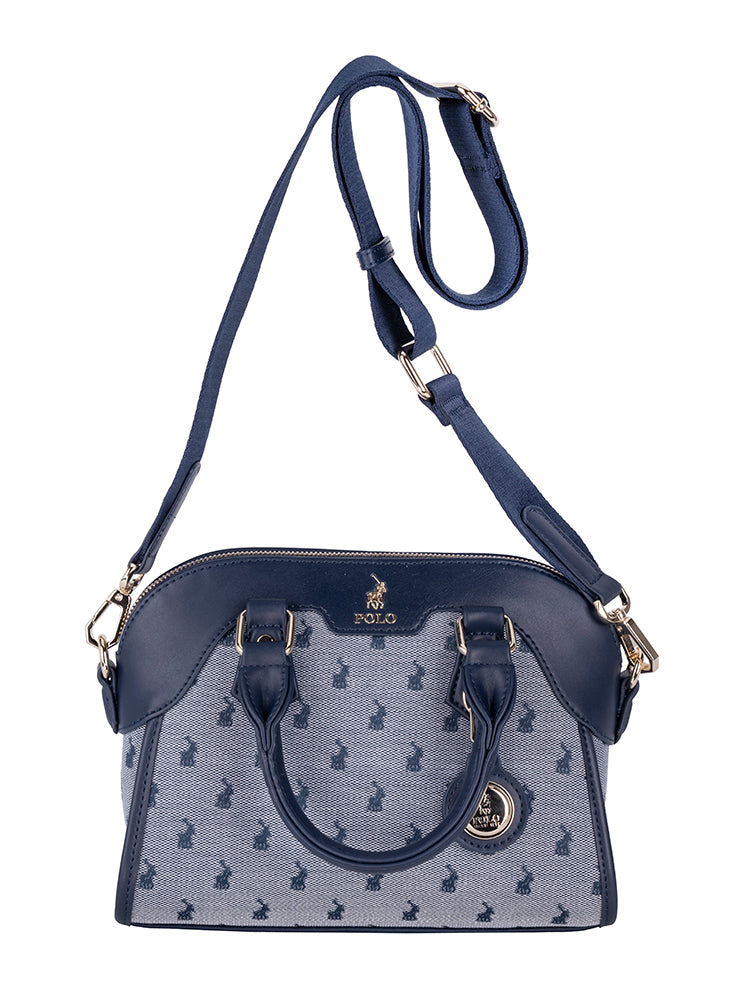 Jacquard Small Shopper Crossbody