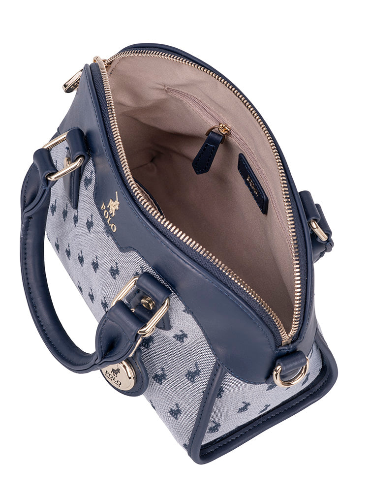 Jacquard Small Shopper Crossbody
