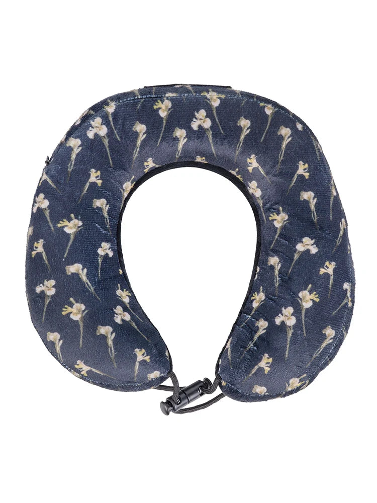 Memory Foam Travel Pillow with Storage Case