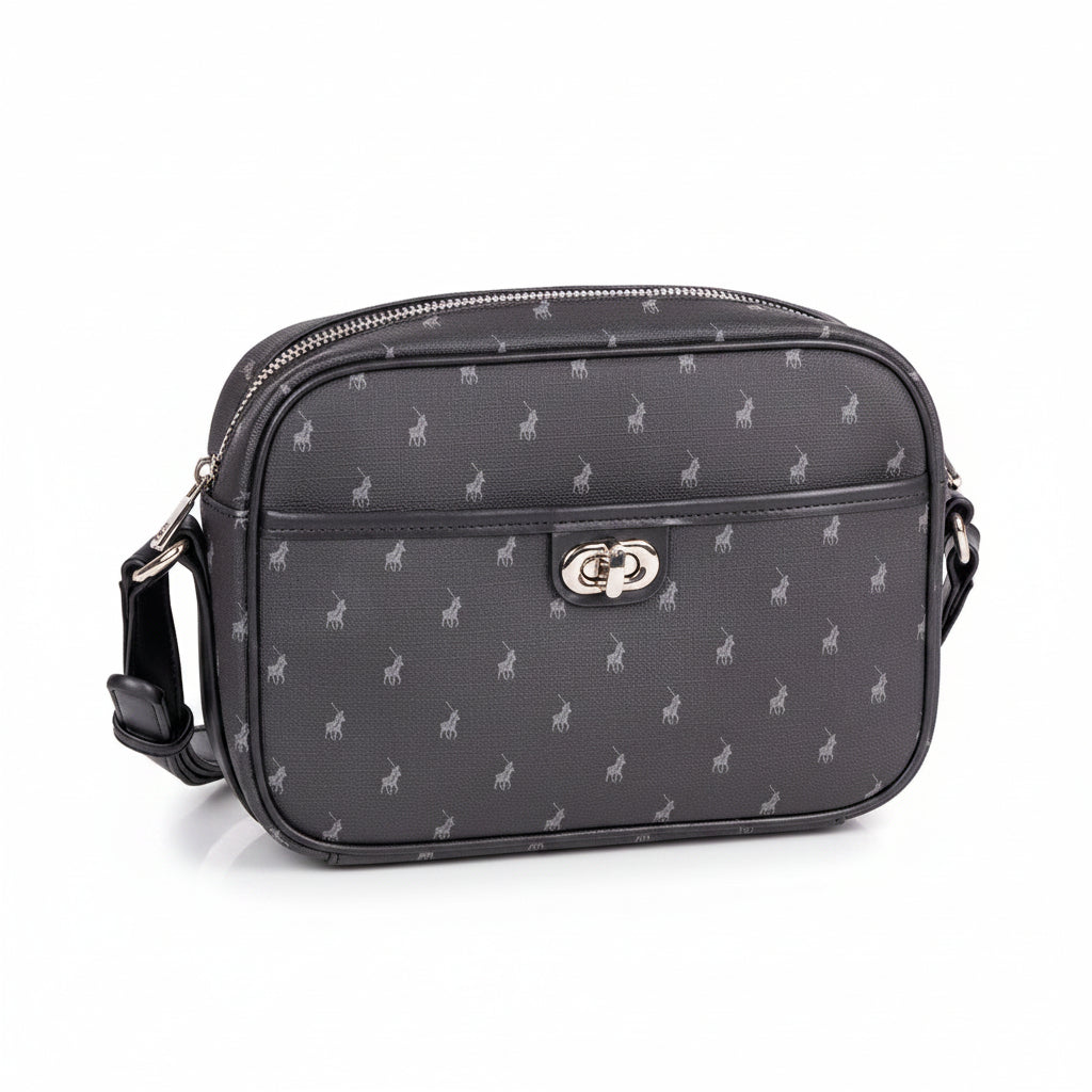 Iconic Camera Bag w/ Turn Lock Clutch