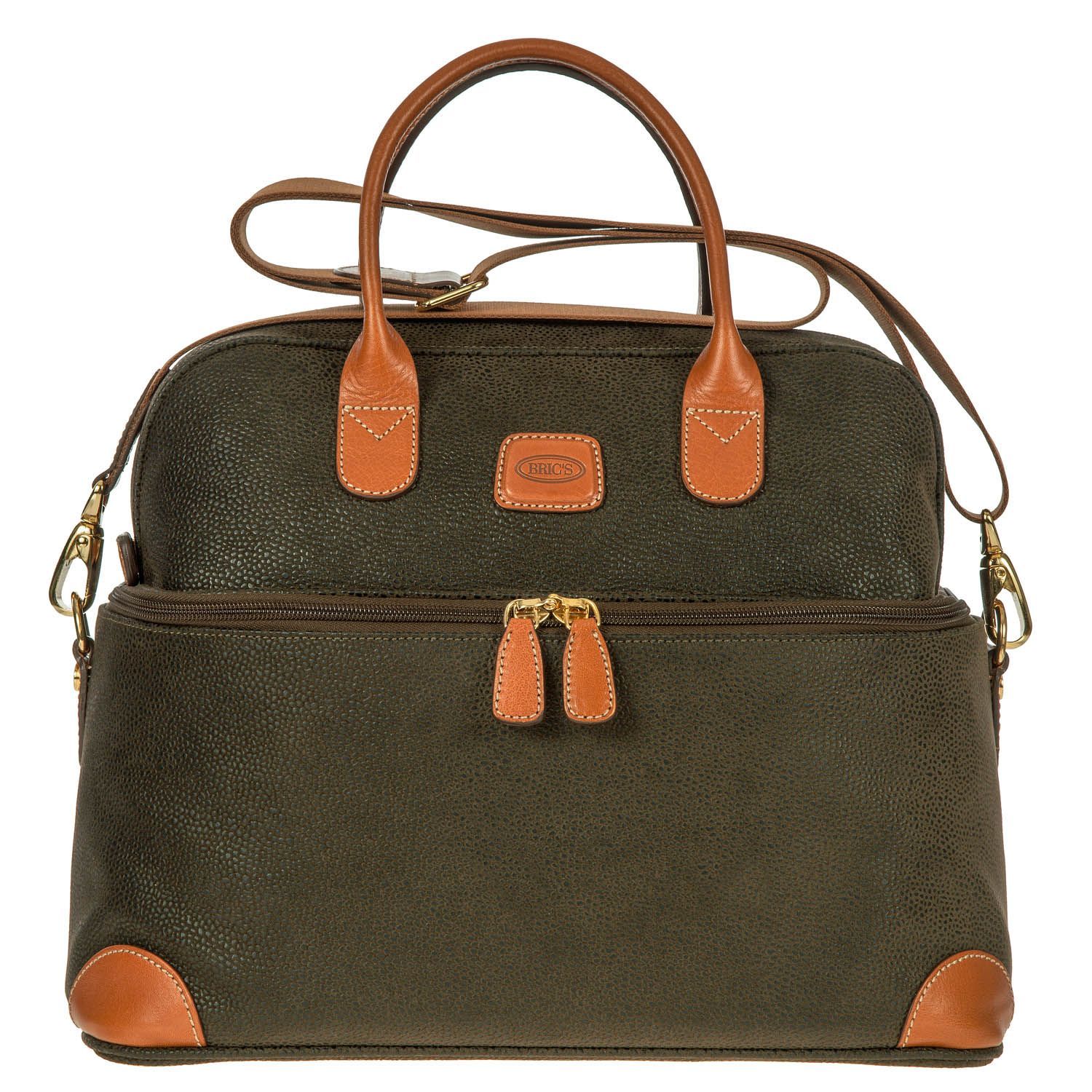LIFE TUSCAN TRAIN CASE Beauty Case Bric's Olive Green