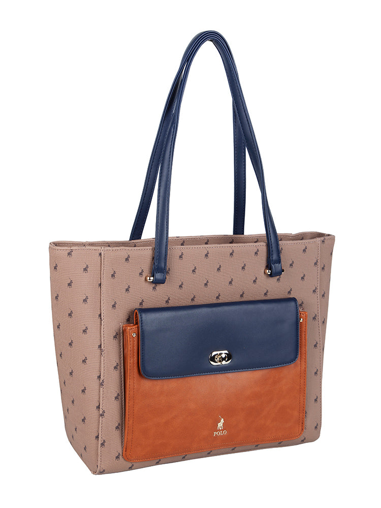 Colourblock Tote