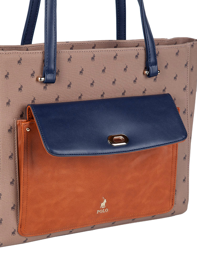 Colourblock Tote