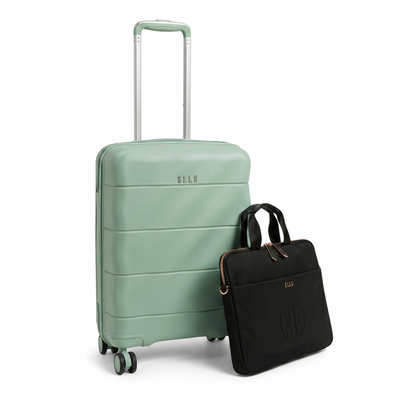 Elle Embossed Executive Carry-On Set