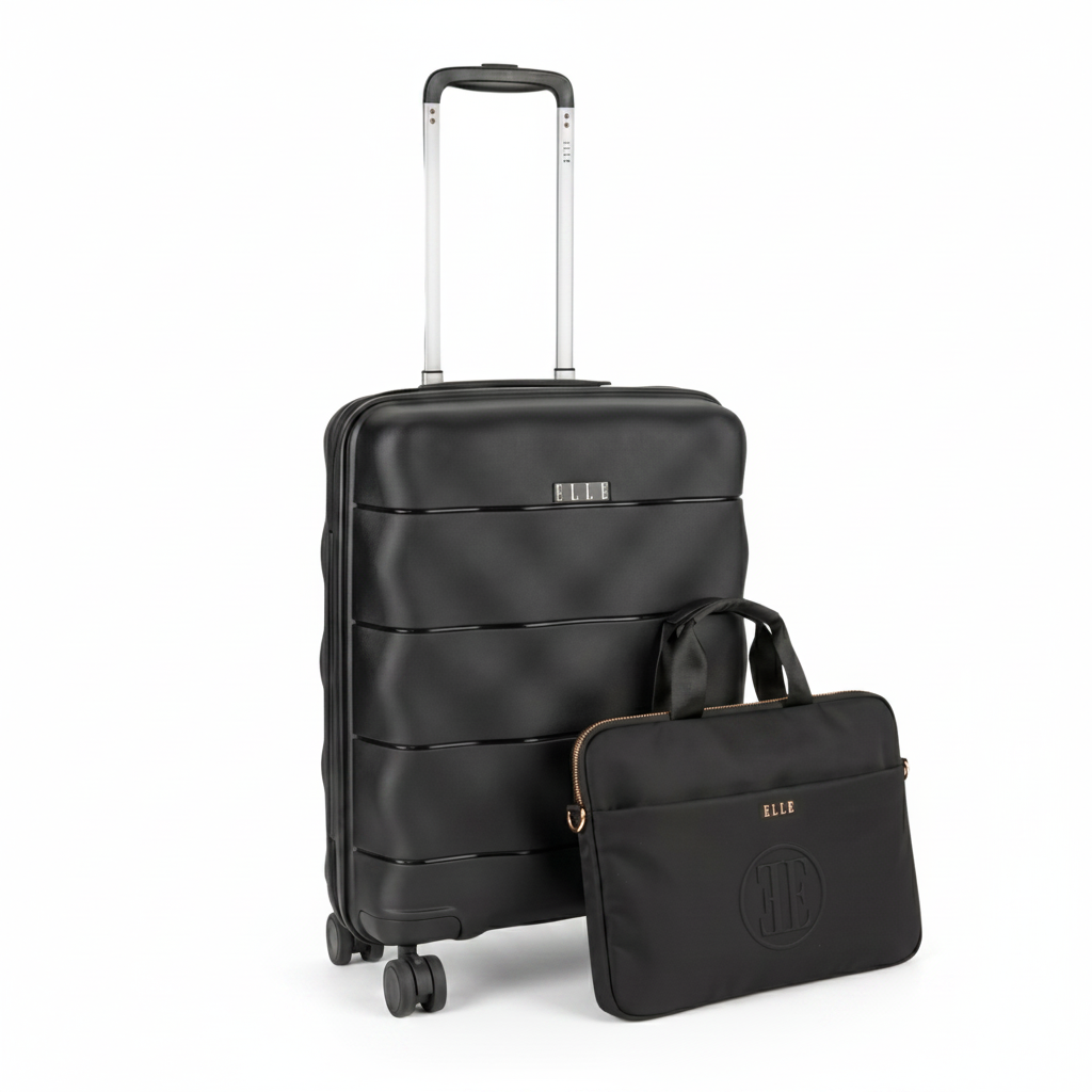 Elle Embossed Executive Carry-On Set