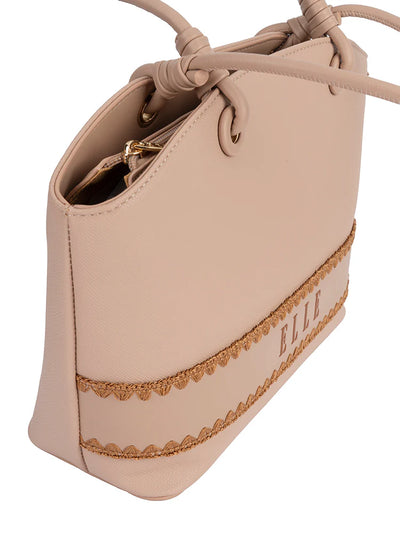 Woven Flared Tote