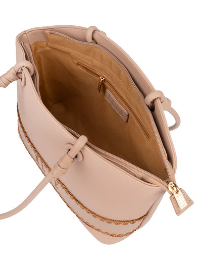 Woven Flared Tote