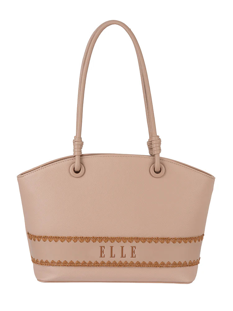 Woven Flared Tote
