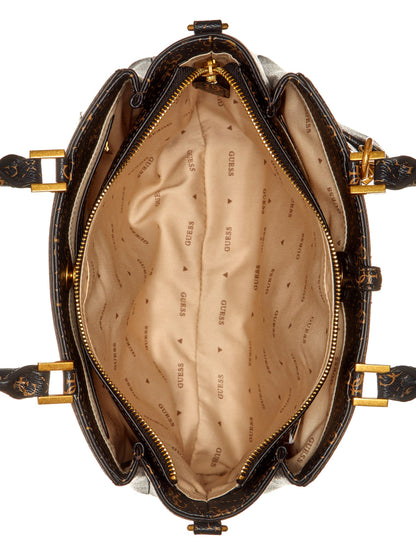 James Logo Satchel