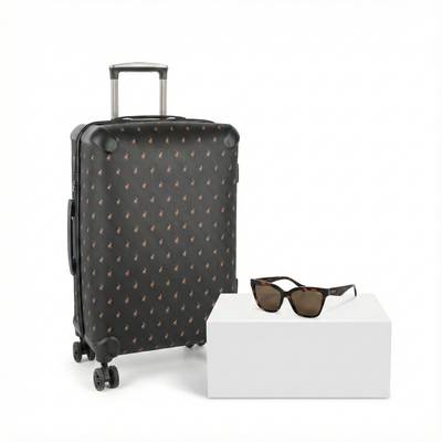 Double Pack Large Check-In & Sunglasses Bundle