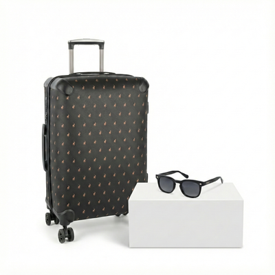 Double Pack Large Check-In & Sunglasses Bundle