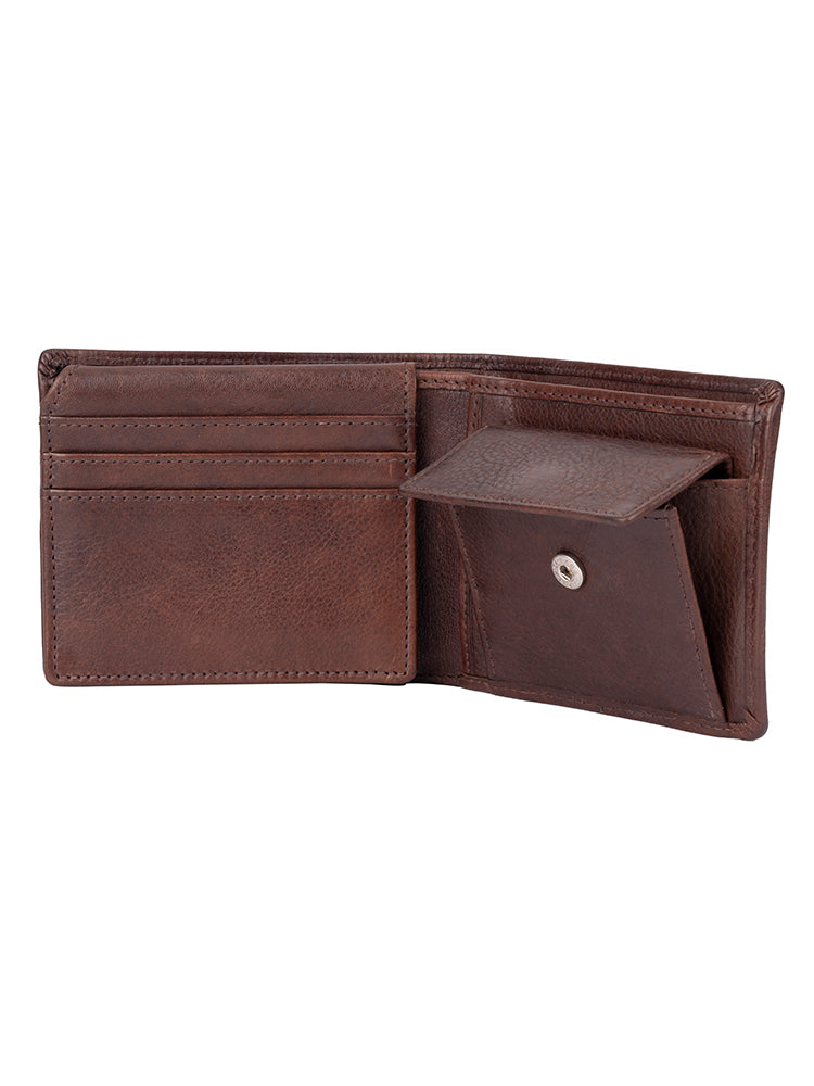 Chobe Coin Billfold With Top Card Flap