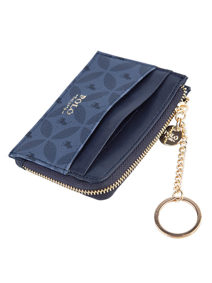 Stanford L-Zip Card Holder with Key Ring