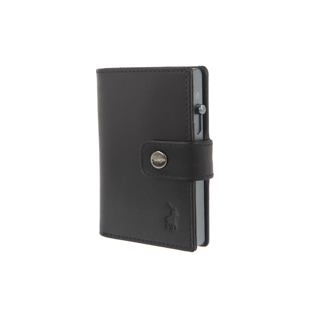 Valenta Leather Folder With Metal Card Holder