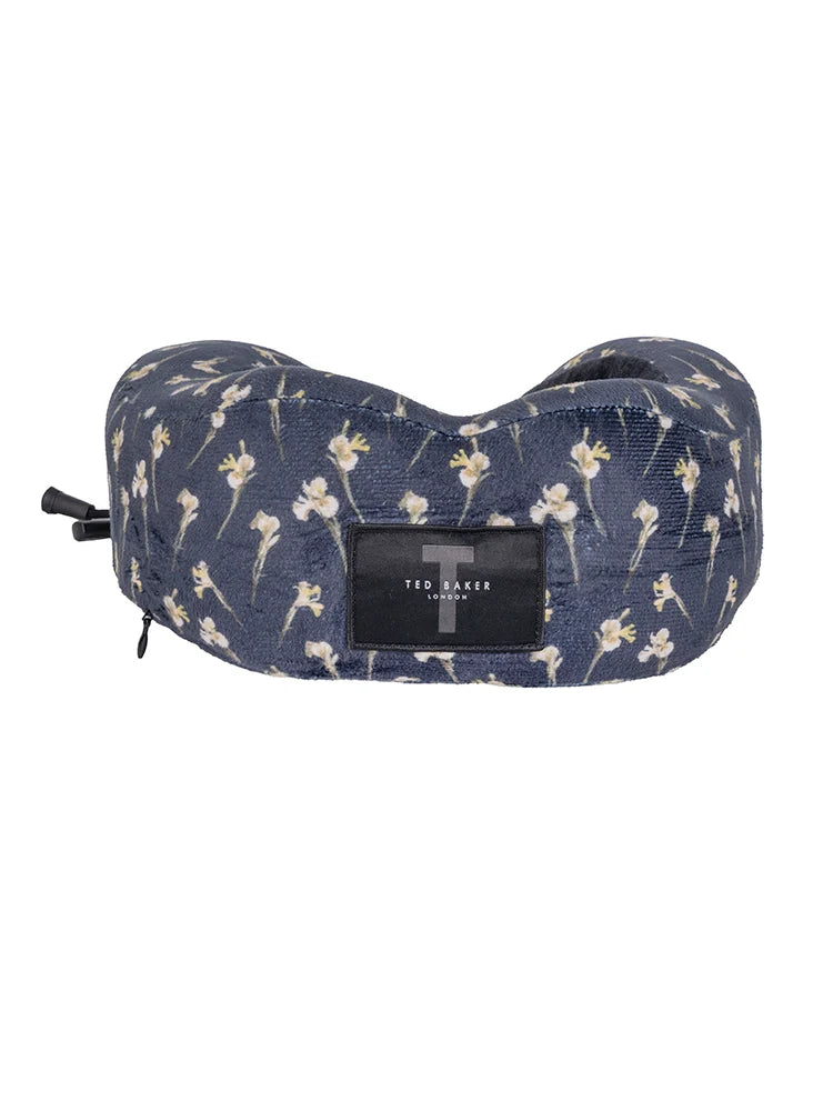 Memory Foam Travel Pillow with Storage Case