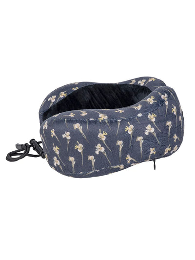 Memory Foam Travel Pillow with Storage Case