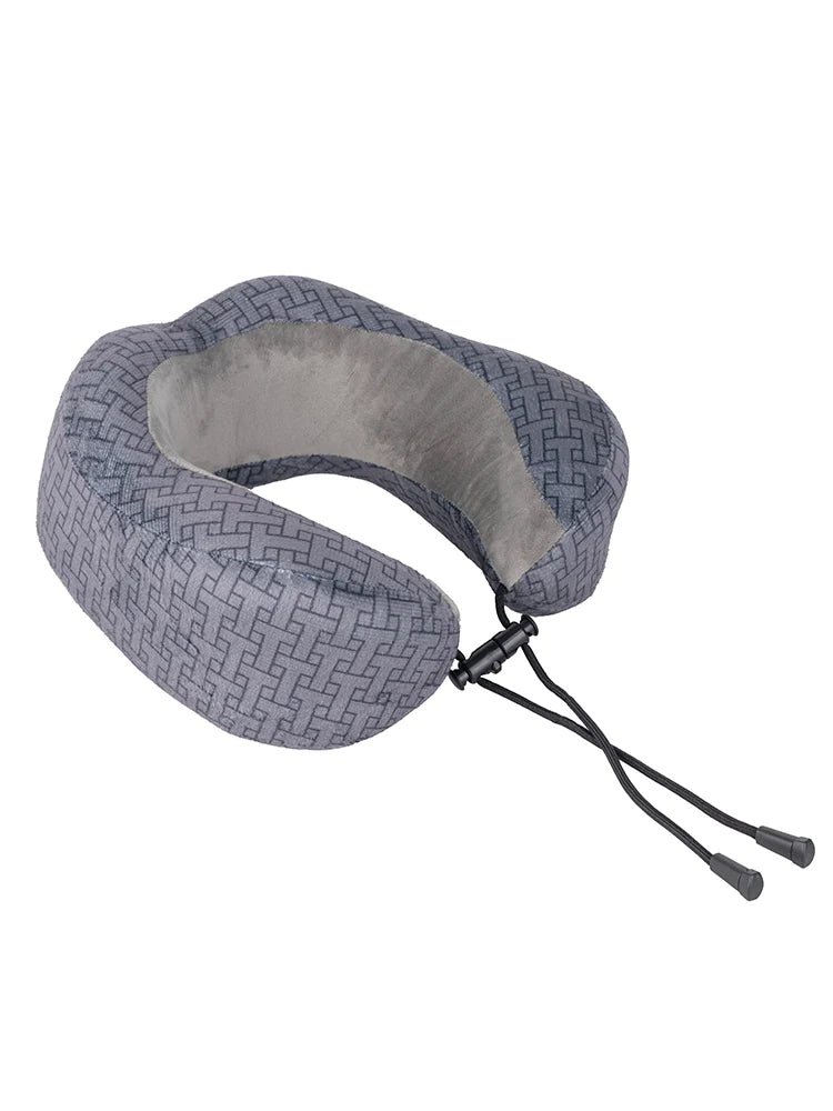 Memory Foam Travel Pillow with Storage Case