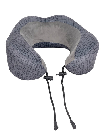 Memory Foam Travel Pillow with Storage Case