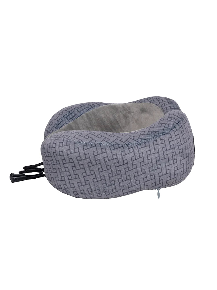 Memory Foam Travel Pillow with Storage Case