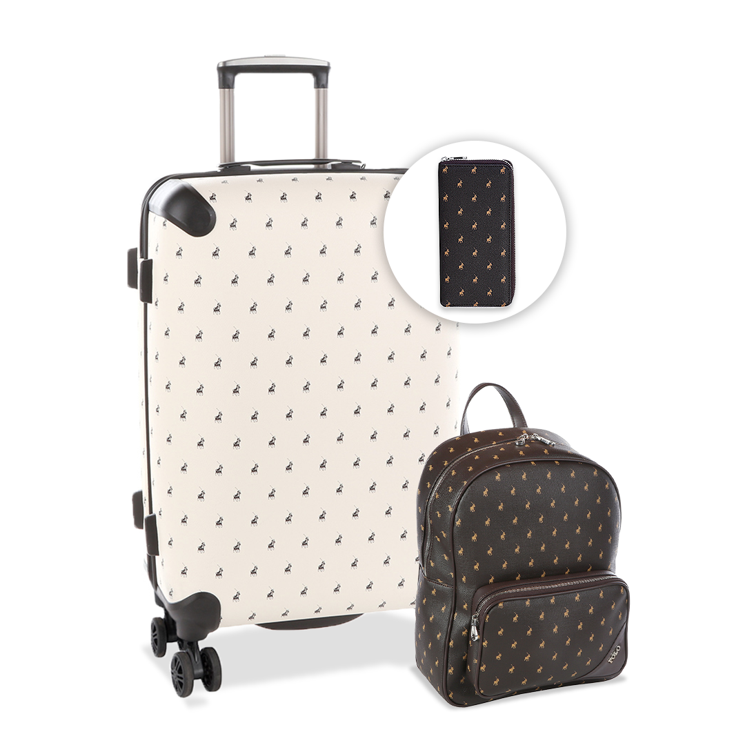 Polo suitcase set sales