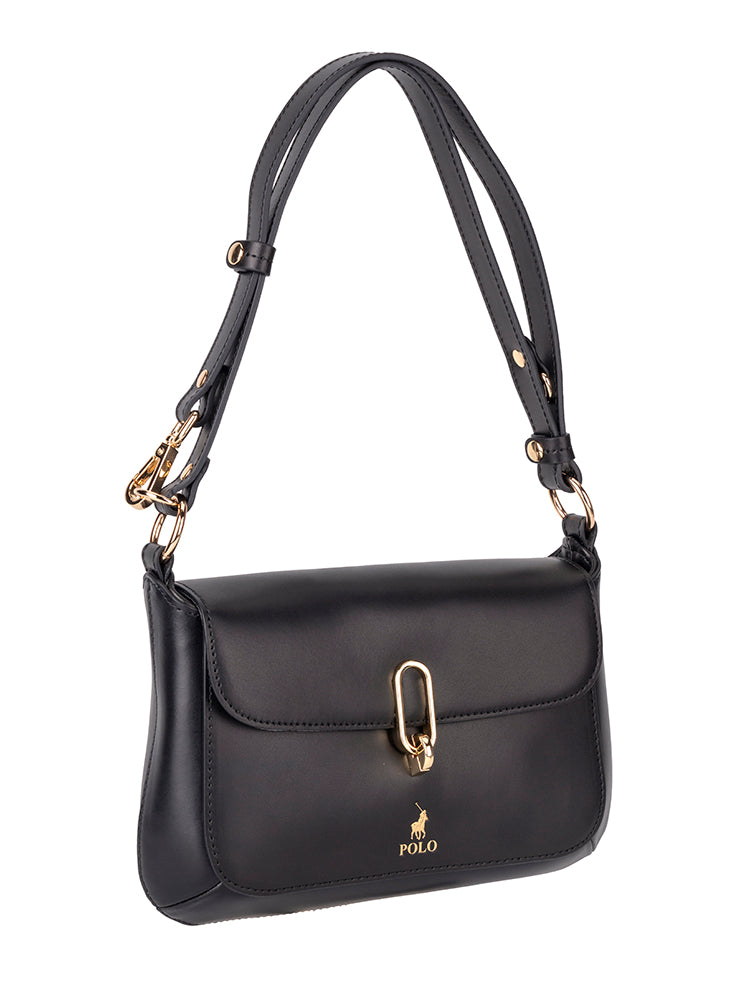 Box Calf Flapover With Lock