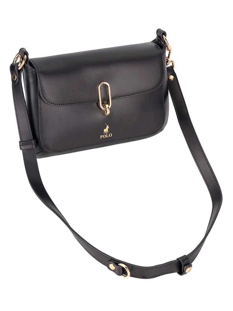 Box Calf Flapover With Lock