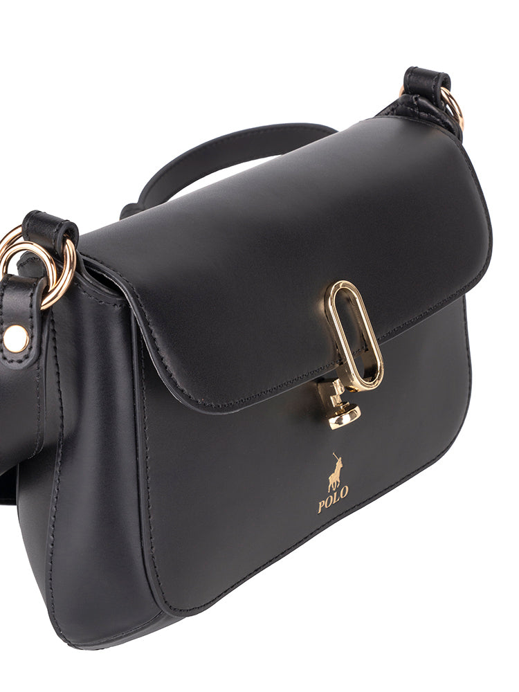 Box Calf Flapover With Lock
