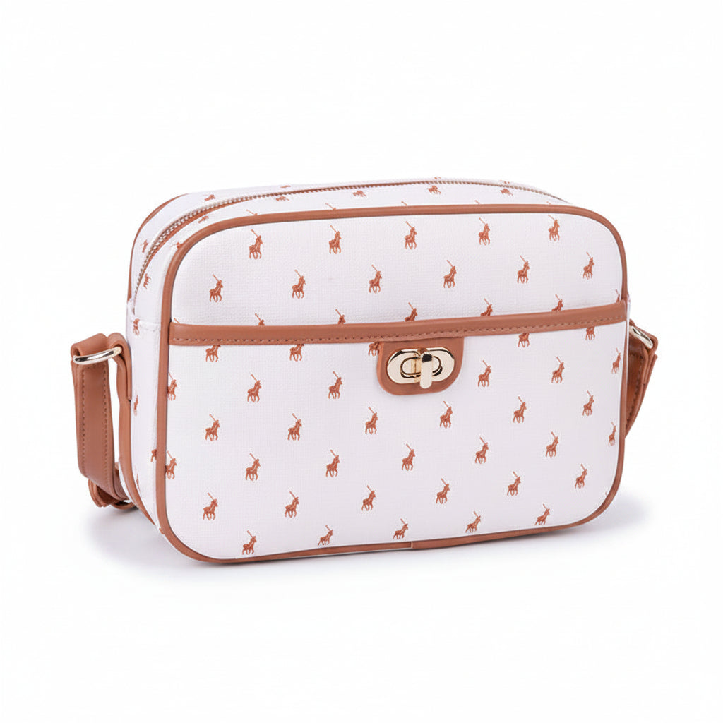 Iconic Camera Bag w/ Turn Lock Clutch