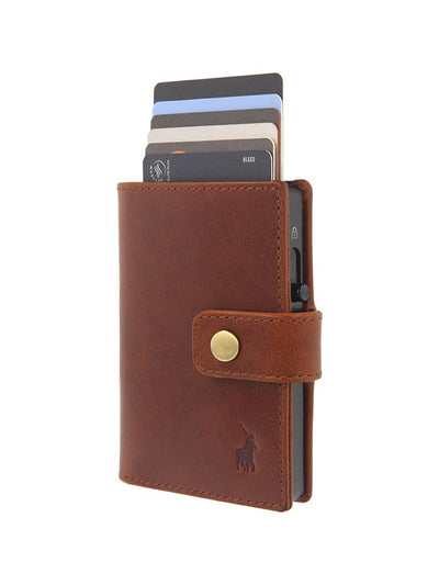 Pop-Up Leather Wallet