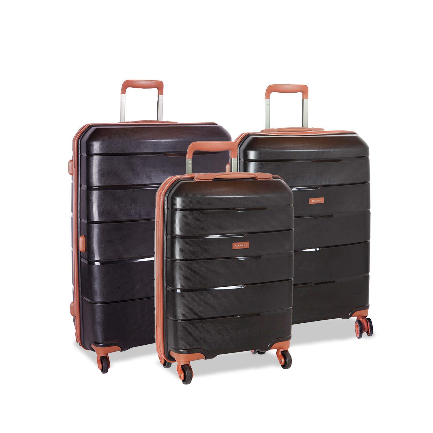 Spinn 3 Piece Luggage Set Wayfare Culture Luggage Set Cellini