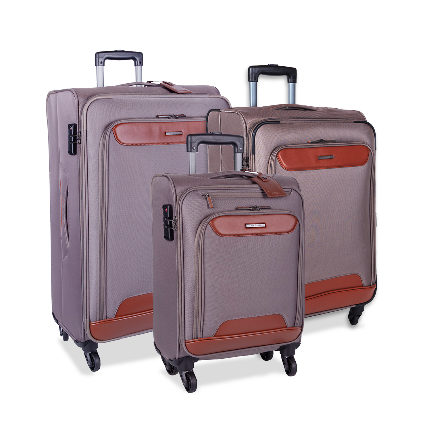 Monte Carlo 3 Piece Luggage Set