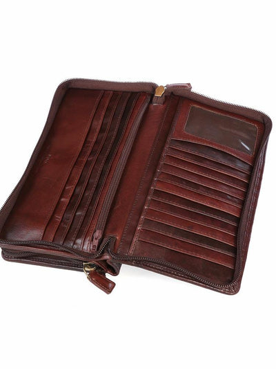 Kenya Double Zip Travel Wallet