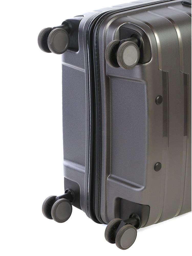 Microlite 680mm 4 Wheel Expander Trolley Case Black Friday Cellini