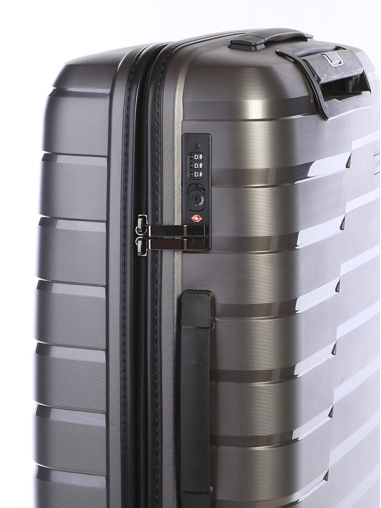 Microlite 680mm 4 Wheel Expander Trolley Case Black Friday Cellini